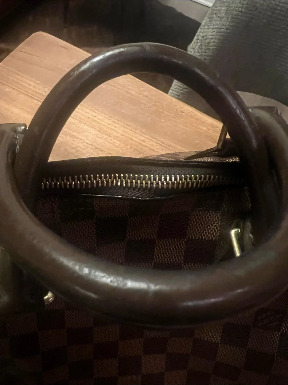 Louis Vuitton Vintage Damier Ebene  30  handbag
